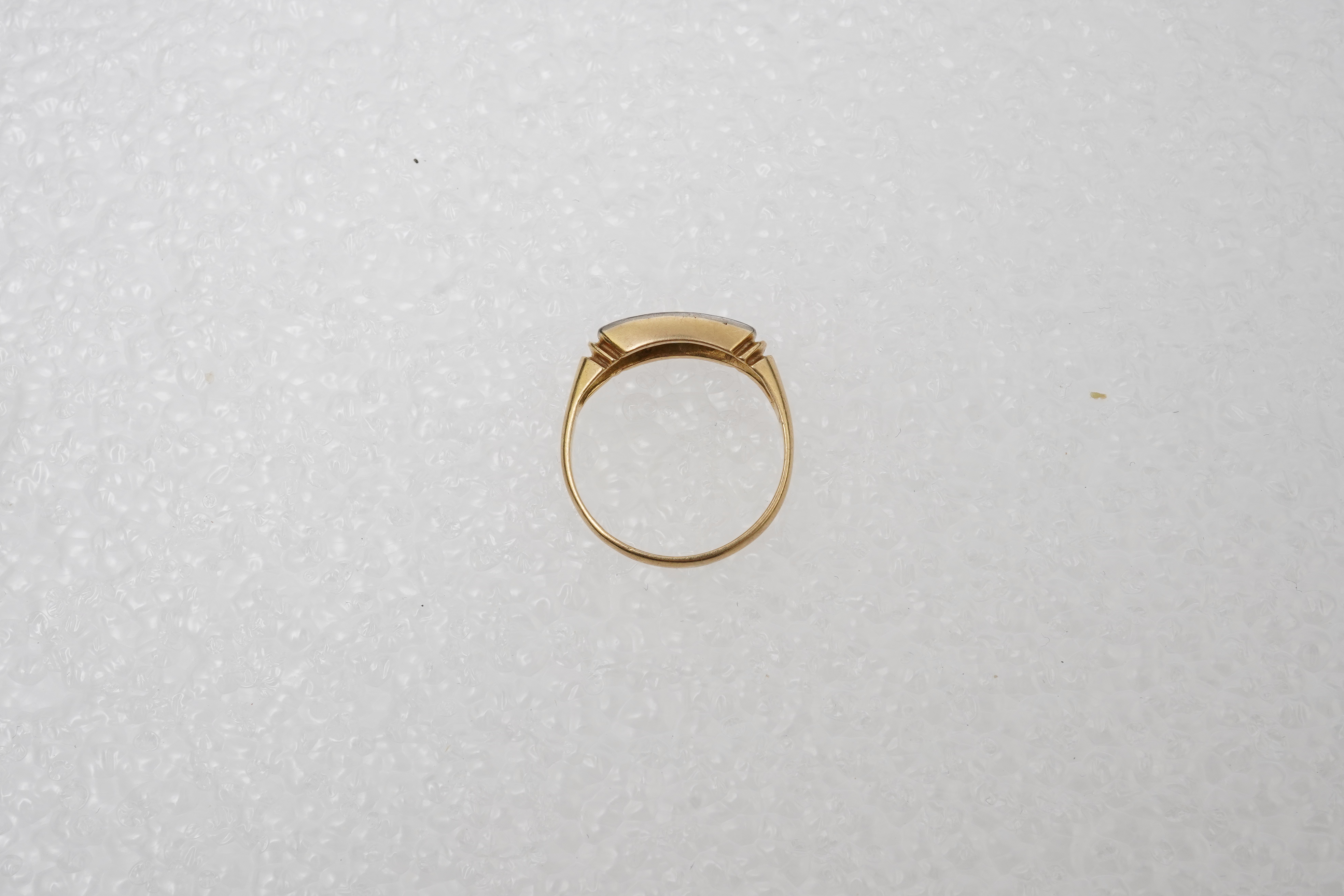 A sapphire and diamond ring, circa 1923